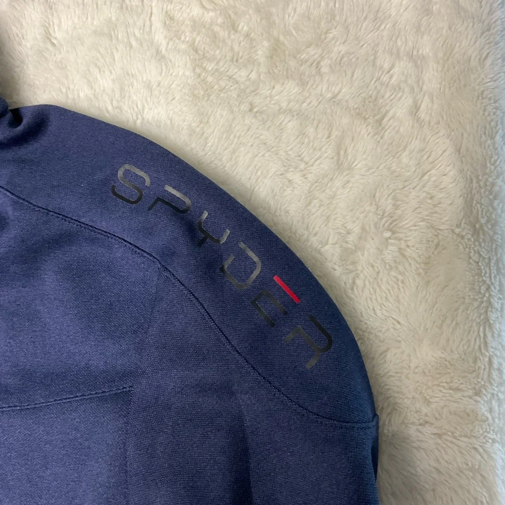 Spyder Active Men’s Large Navy Full Zip Jacket – Fleece Lined size large